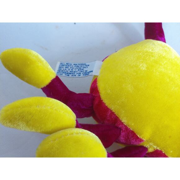 Vintage BJ Toy Co Colorful Spider Bug Plush Stuffed Animal - Picture 5 of 6